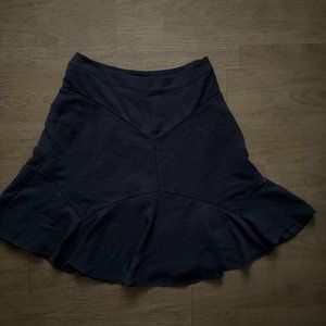 Ann Taylor Grey Flare A-Line Skirt